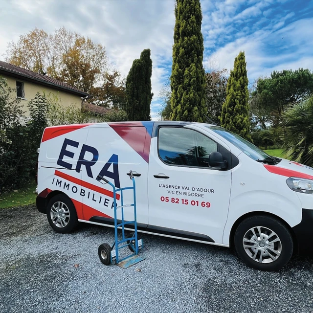 Photographie de la camionnette prêté par l'agence