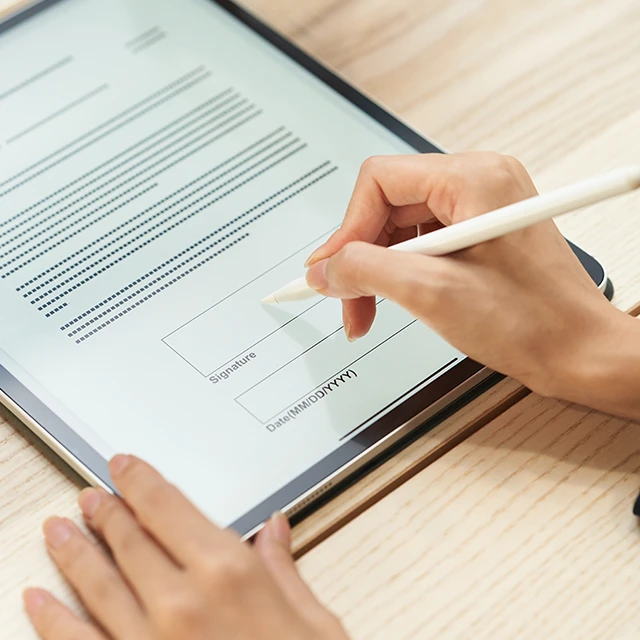 Illustration service signature électronique