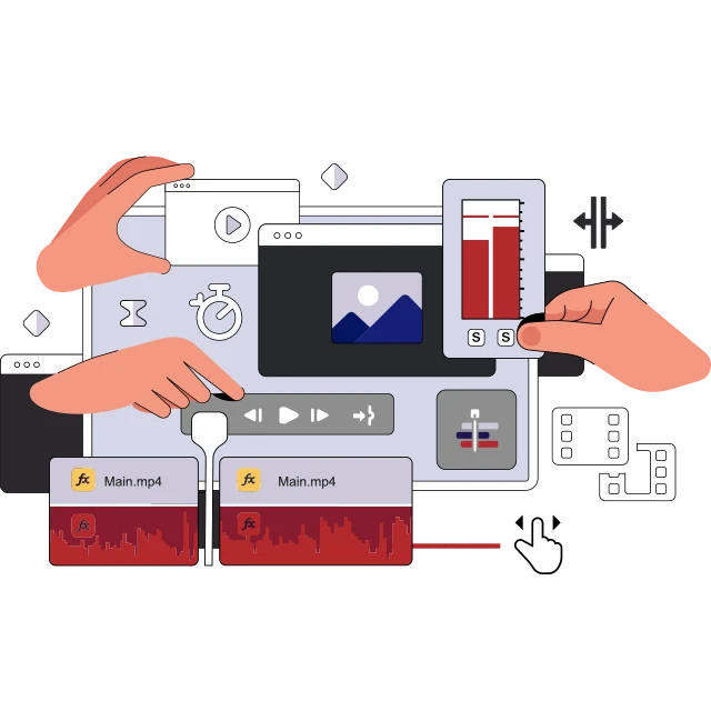 Illustration service Vidéo de présentation